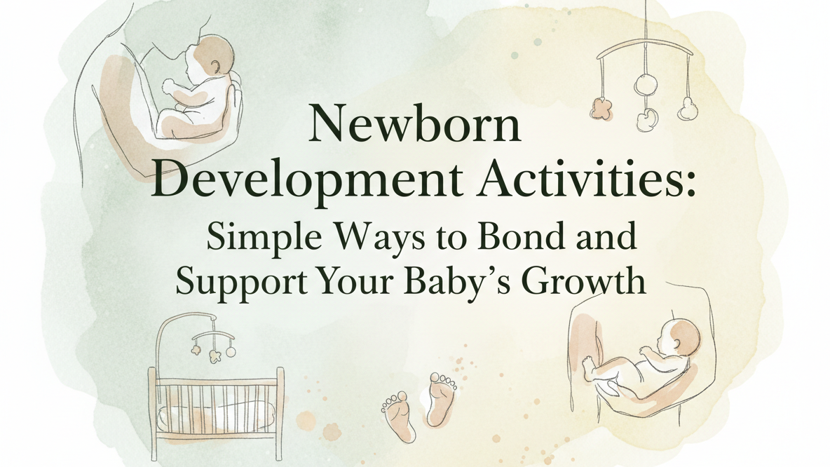 Newborn development activities guide for bonding and supporting baby growth