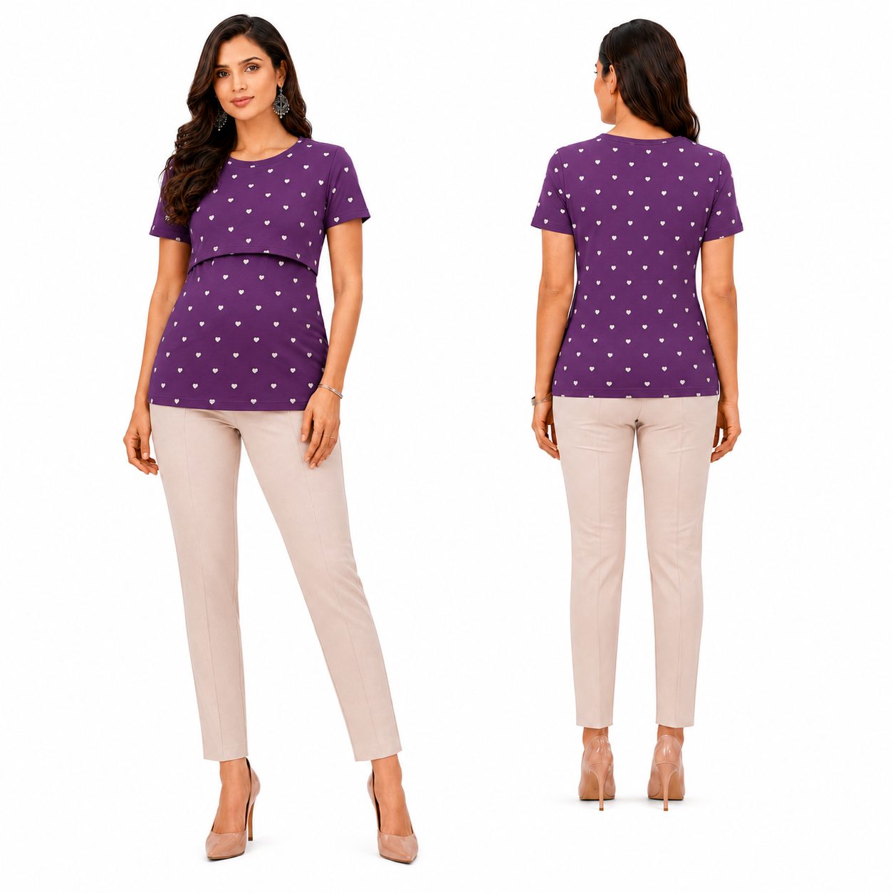 Purple Heart Feeding T-Shirt