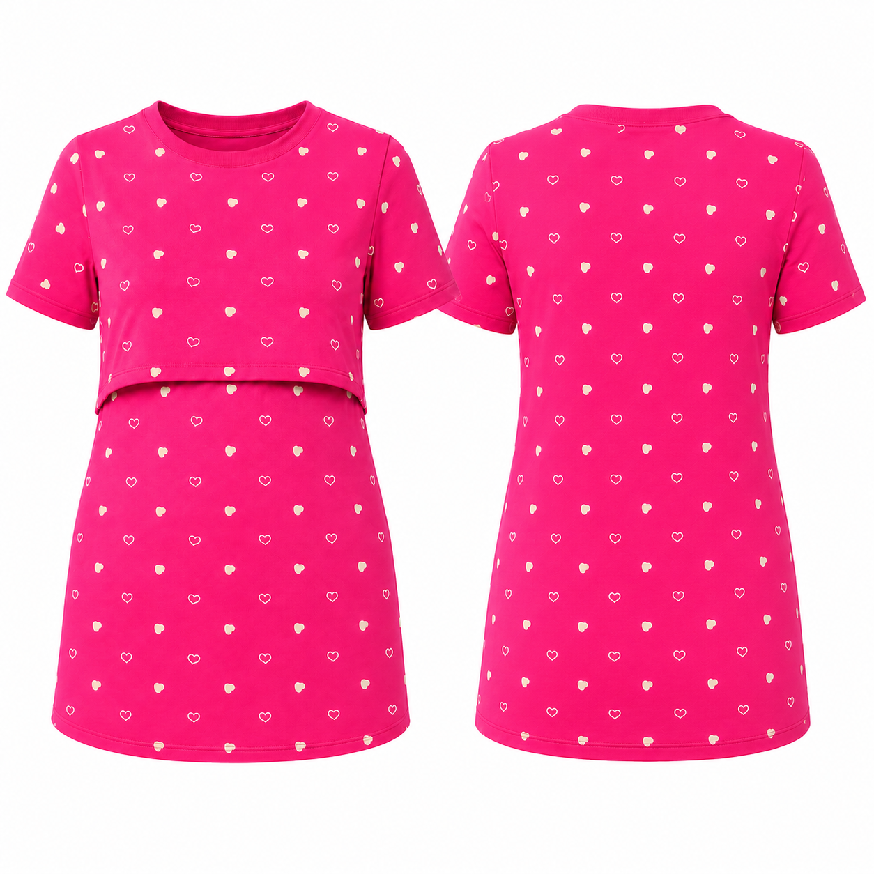Pink Heart Feeding T-Shirt