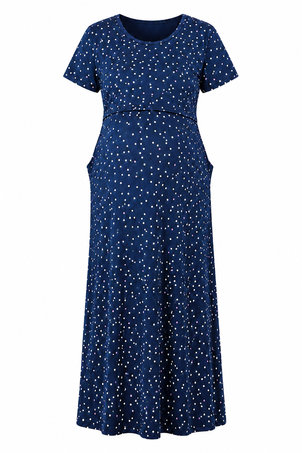 Grey Rainbow Polka-Dot Pull-Up Loungewear