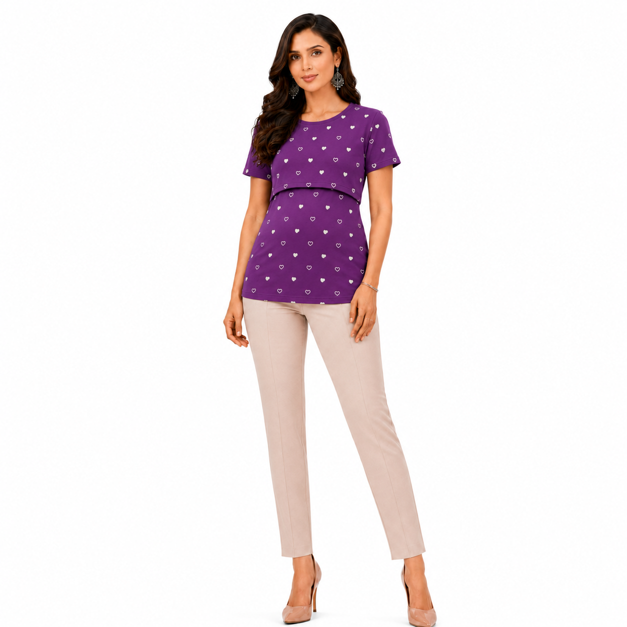 Purple Heart Feeding T-Shirt