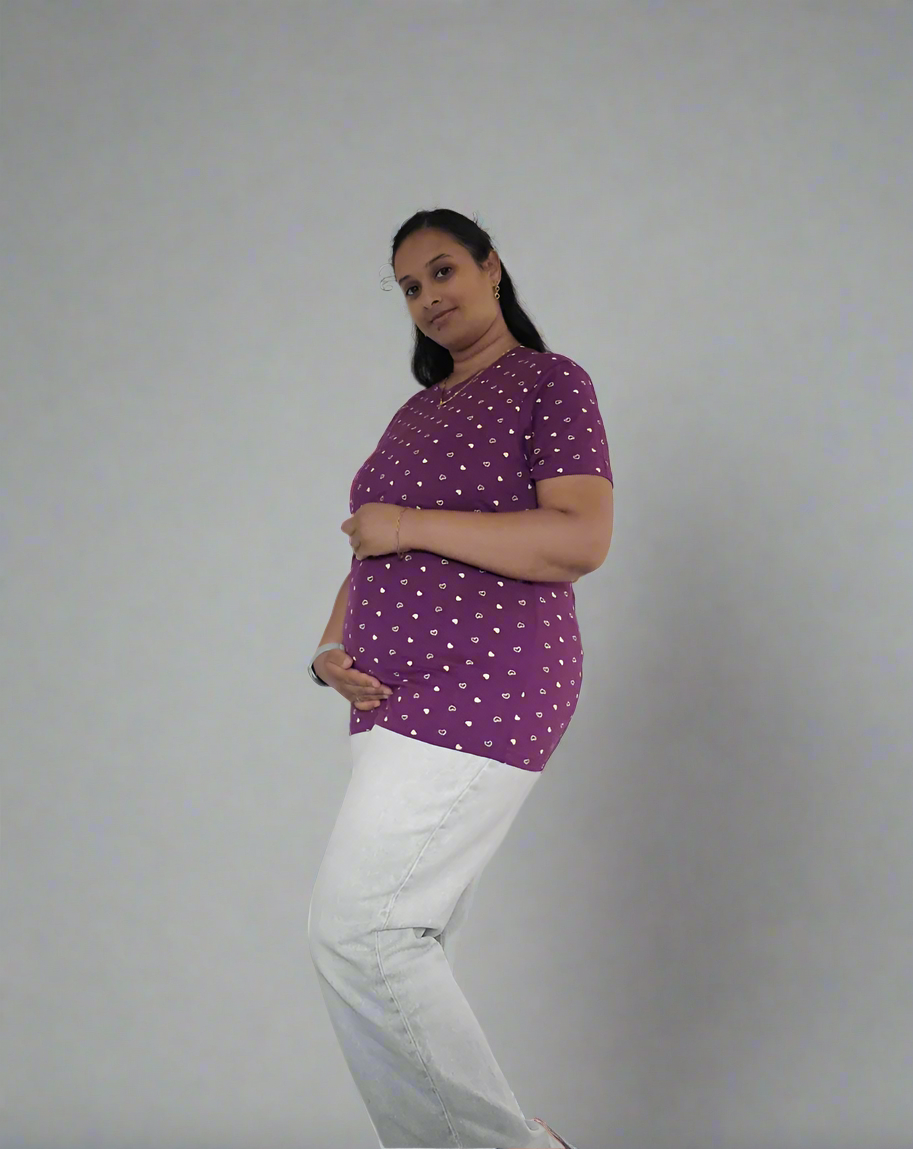 Purple Heart Feeding T-Shirt