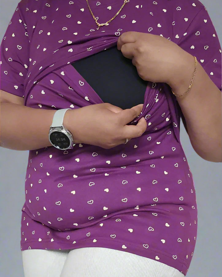 Purple Heart Feeding T-Shirt