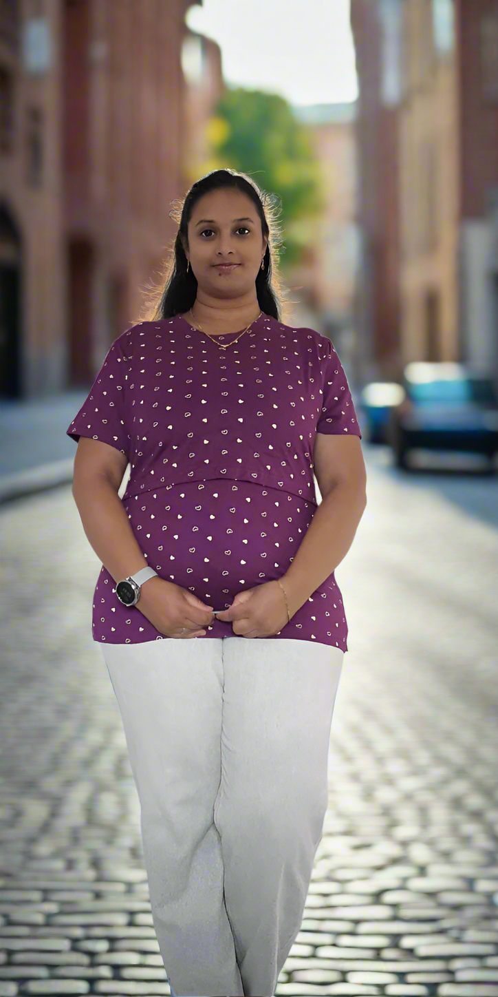 Purple Heart Feeding T-Shirt