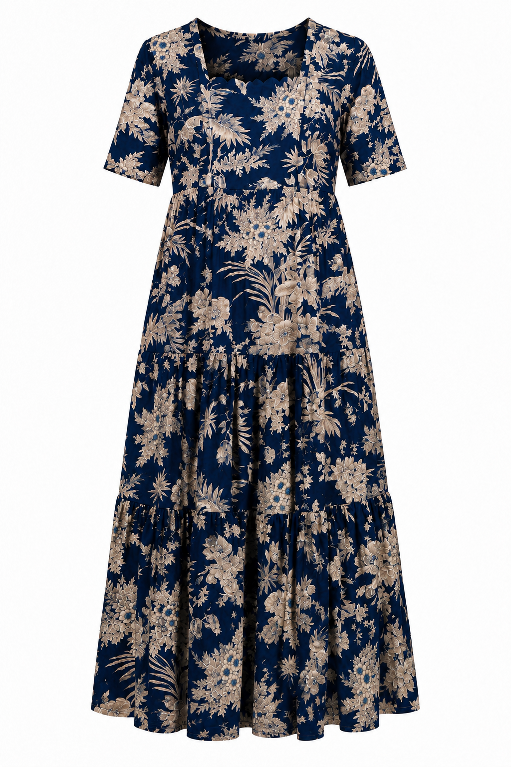 Floral Print Nursing Dress