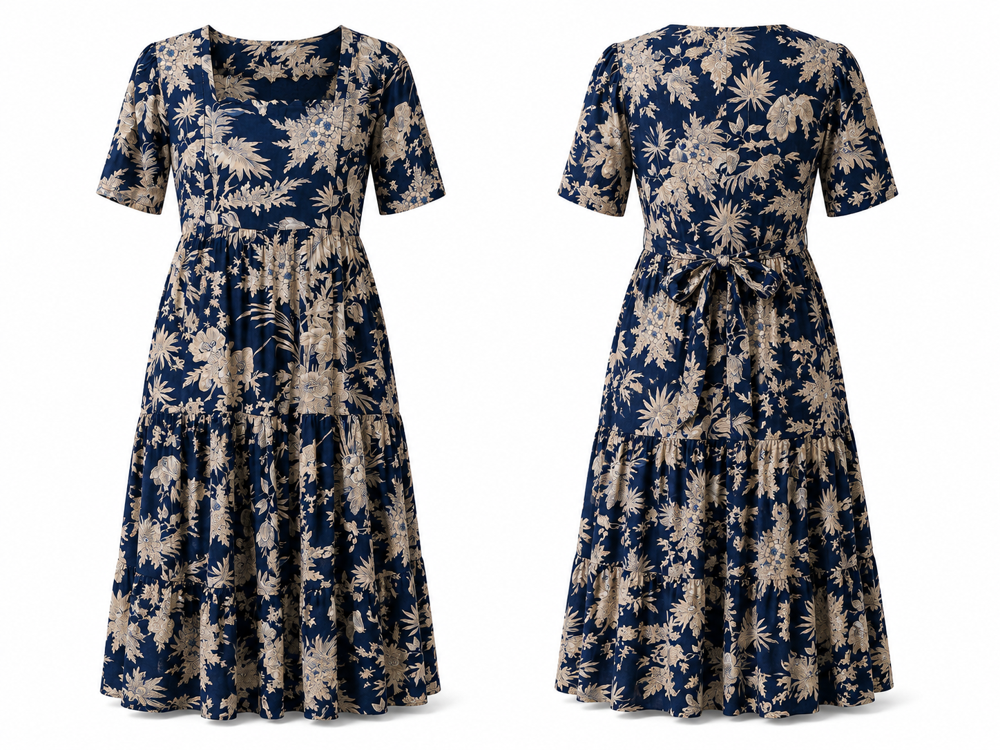 Floral Print Nursing Dress